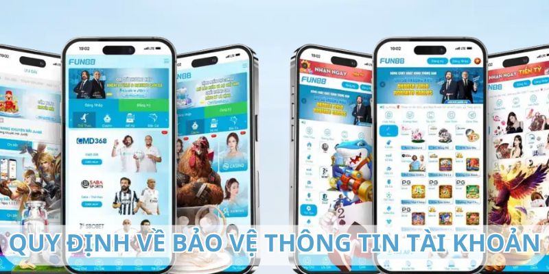 Quy định về bảo vệ thông tin tài khoản người dùng