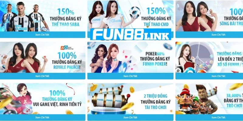 Kho khuyến mãi cực khủng chỉ có tại nhà cái Fun88.
