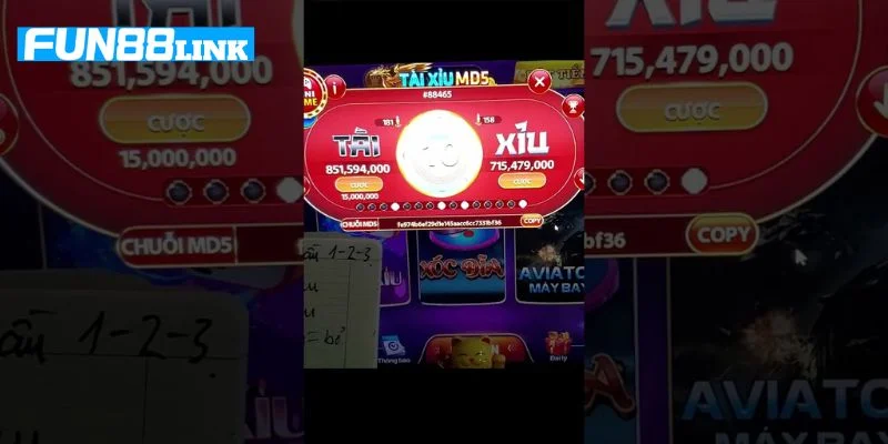 Game tài xỉu Fun88 hấp dẫn với nhiều mẹo chơi hiệu quả